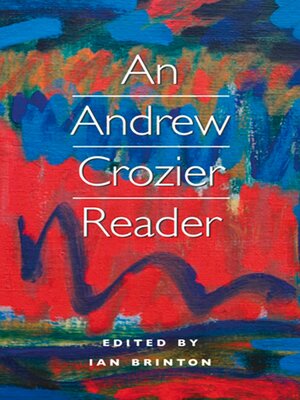 cover image of An Andrew Crozier Reader